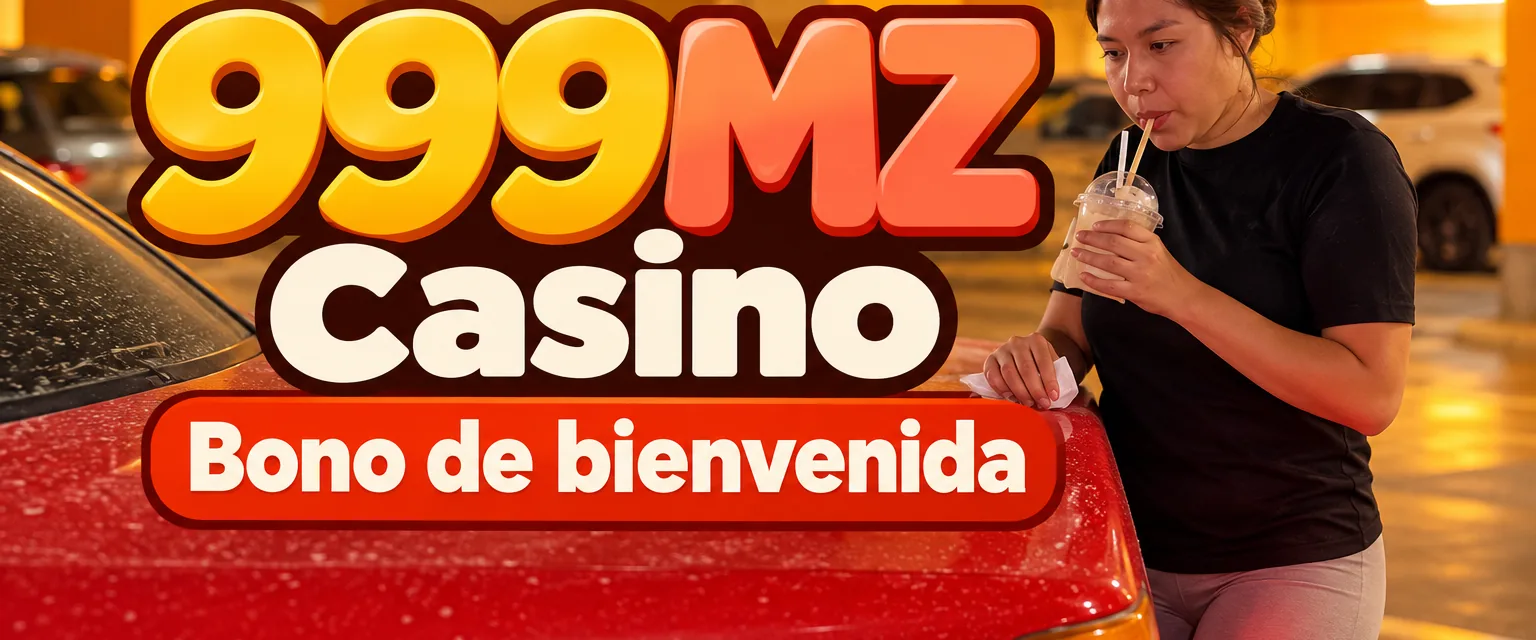Banner de 999MZ Casino México con el bono de bienvenida de 100% hasta $10,000 MXN y 150 giros gratis